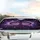 Captivating Eyes Floral Iris Purple Petals Cosmic Starlight Fantasy Lover Gift Car Sunshade - 5