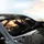 Black Cats Driving Golden Sunset - Car Lover Gift for Auto Enthusiasts Car Sunshade - 6