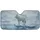 Arctic White Wolf Blue Eyes Glacial Ice Mountain - Wildlife Lover Gift Car Sunshade - 3