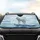 Arctic White Wolf Blue Eyes Glacial Ice Mountain - Wildlife Lover Gift Car Sunshade - 4