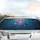 Majestic Bioluminescent Jellyfish Scuba Diver - Deep Ocean Marine Life Lover Gift Car Sunshade - 5
