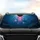 Majestic Bioluminescent Jellyfish Scuba Diver - Deep Ocean Marine Life Lover Gift Car Sunshade - 4