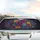 Dahlias Daisies Multi-Petaled Floral Lush Leaves - Nature Lover Gift Car Sunshade - 5