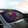 Dahlias Daisies Multi-Petaled Floral Lush Leaves - Nature Lover Gift Car Sunshade - 6