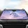 Majestic White Unicorn Celestial Dream Sky - Fantasy Lover Car Interior Gift Car Sunshade - 4