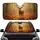 Majestic Buck Multi-Tined Antlers Autumn Leaves Forest Floor - Wildlife Lover Gift Car Sunshade - 1