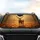 Majestic Buck Multi-Tined Antlers Autumn Leaves Forest Floor - Wildlife Lover Gift Car Sunshade - 4