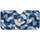 Complex Interlocking Circles Triangles Rectangles Deep Navy Cobalt Cream - Home Decor Gift Car Sunshade - 3