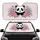 Baby Panda Floral Headphones Peonies - Home Decor Gift for Panda Lover Car Sunshade - 1
