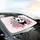 Baby Panda Floral Headphones Peonies - Home Decor Gift for Panda Lover Car Sunshade - 6