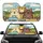 Driving Cats Road Trip Adventure - Travel Essentials for Cat Lover Car Sunshade - 1