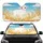Fluffy White Lamb Golden Wheat Field - Farmhouse Decor Gift for Lamb Lover Car Sunshade - 1
