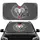 Ram Head Latin Cross Man of Faith - Religious Spiritual Uplift Gift for Believers Car Sunshade - 1