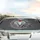 Ram Head Latin Cross Man of Faith - Religious Spiritual Uplift Gift for Believers Car Sunshade - 5