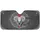 Ram Head Latin Cross Man of Faith - Religious Spiritual Uplift Gift for Believers Car Sunshade - 3