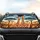 Two Spotted Giraffes Savanna Horizon Acacia Trees Tall Grass Hills - Wildlife Lover Home Decor Gift Car Sunshade - 4
