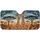 Two Spotted Giraffes Savanna Horizon Acacia Trees Tall Grass Hills - Wildlife Lover Home Decor Gift Car Sunshade - 3