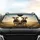 Mischievous Holstein Cows Red Sunglasses Bandanas Golden Prairie - Farmhouse Cow Lover Gift Car Sunshade - 4