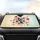 Ruby-throated Hummingbird Pink Coneflower Musical Notes - Wildlife Lover Gift Car Sunshade - 4