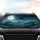 Majestic Dragon Moon Mountain Scene - Fantasy Adventure Gift for Fans Car Sunshade - 4
