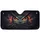Owl Eyes Orange Red Yellow Cosmic Night Forest - Mystical Decor Wildlife Lover Gift Car Sunshade - 3