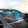 Loggerhead Green Sea Turtles Swimming Coral Reef Fish - Ocean Lover Gift Car Sunshade - 6