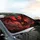 Volcanic Dragon Fiery Planet - Fantasy Lover Gift for Enthusiasts Car Sunshade - 6