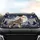 Majestic Wolf Howling Full Moon Celestial Forest - Wildlife Lover Gift for Wolf Lovers Car Sunshade - 4