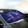 Celestial Lion Human Figure - Cosmic Space Lover Astrology Gift Car Sunshade - 6