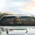 Powerful Golden Mane Lion Lioness Twilight Savanna Landscape - Wildlife Lover Gift Car Sunshade - 5