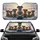 Joyful Meerkats Sunglasses Winter Snow - Wildlife Lover Gift Car Sunshade - 1