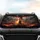Armored Warrior Dragon Fire Battle - Volcanic Canyon Fantasy Decor Gift Car Sunshade - 4
