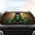 Majestic Emerald Horse Head Golden Bridle Ruby Gemstones - Luxury Car Accessory Gift Car Sunshade - 4