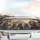 Siberian Huskies Mountain Sunset - Dog Lover Travel Essentials Gift Car Sunshade - 5