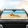 Tropical Beach Starfish Seashell Golden Sand Ocean Sky - Ocean Lover Home Decor Gift Car Sunshade - 4