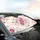 Fuchsia Pink Lavender Floral Foliage - Botanical Lover Home Decor Gift Car Sunshade - 6