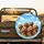 Five Goldendoodle Dogs Cumulus Clouds Natural Field - Dog Lover Gift Spare Tire Cover - 2