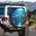Green Yellow Sea Turtles Rich Coral Reefs Deep Blue Ocean Sunbeams - Underwater Wildlife Gift Spare Tire Cover - 3