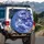 Patriotic Swirls Waves 1776-2026 - USA 250th Anniversary Independence Day Gift for Veterans Spare Tire Cover - 3