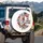 Patriotic Floral American Flag 250 Years of Blessing - USA 250th Anniversary (1776-2026) Spare Tire Cover - 3