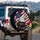 Bald Eagle American Flag Stained Glass 1776-2026 - USA 250th Anniversary Patriotic Gift Spare Tire Cover - 3