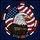 Bald Eagle American Flag Stained Glass 1776-2026 - USA 250th Anniversary Patriotic Gift Spare Tire Cover - 6