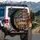 Rustic Crown of Thorns 1776-2026 American Flag - USA 250th Anniversary Patriotic Spare Tire Cover - 3