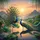Peacocks Lotus Water Sun - Wildlife Lover Home Decor Gift Spare Tire Cover - 6