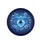 Blue Dolphins Glowing Heart Blue Flowers - Ocean Lover Gift Spare Tire Cover - 4