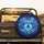 Blue Dolphins Glowing Heart Blue Flowers - Ocean Lover Gift Spare Tire Cover - 2