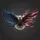 Bald Eagle American Flag Patriotic Emblem - Independence Day Gift for Fathers and Veterans Spare Tire Cover - 6