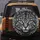 Vertical Pupils Emerald Green Cat Eyes Jet Black White Leopard Fur - Wildlife Lover Gift Spare Tire Cover - 5