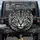 Vertical Pupils Emerald Green Cat Eyes Jet Black White Leopard Fur - Wildlife Lover Gift Spare Tire Cover - 1