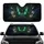 Emerald Gold Butterfly Lily Foliage Starry Night - Home Decor Wildlife Lover Gift Car Sunshade - 1